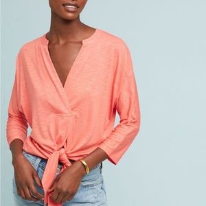 Anthropologie Sunday in Brooklyn Etelan Tied T